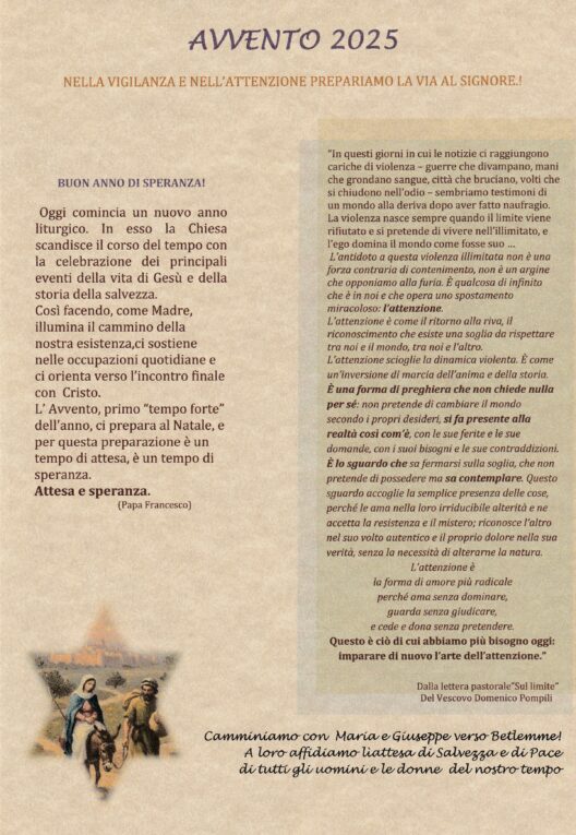 🕊️ Avvento 2025: Buona Notizia di Speranza!